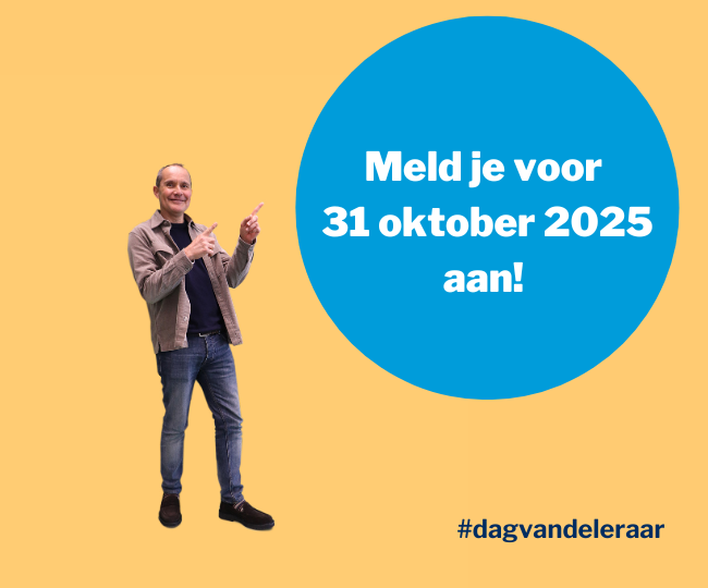 Meld je voor 31 oktober 2025 aan!