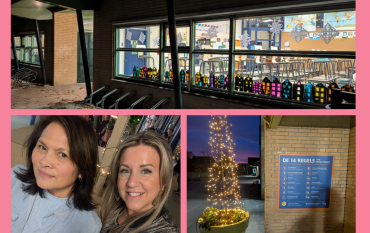 Dag van de leraar Daisy en Maria helpen juf Diana